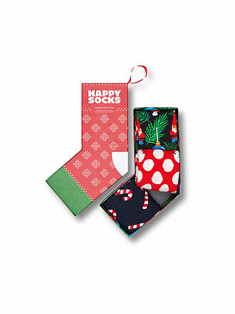 HAPPY SOCKS | Damen Geschenkset X-MAS 3-er Pkg 36-40 navy