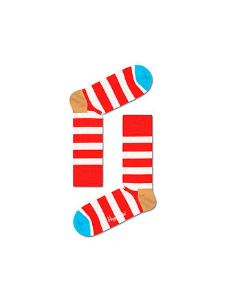 HAPPY SOCKS | Damen Socken STRIPE 36-40 red