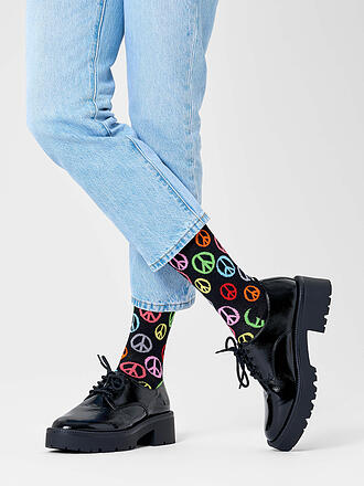 HAPPY SOCKS | Herren Socken PEACE 41-46 black