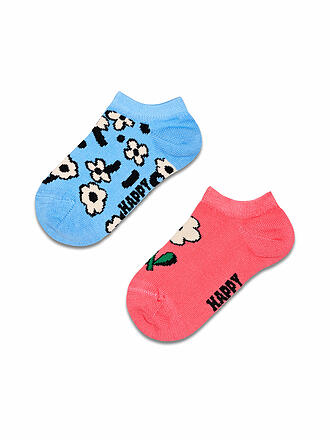 HAPPY SOCKS | Kinder Sneaker Socken FLOWER 2er Pkg light blue