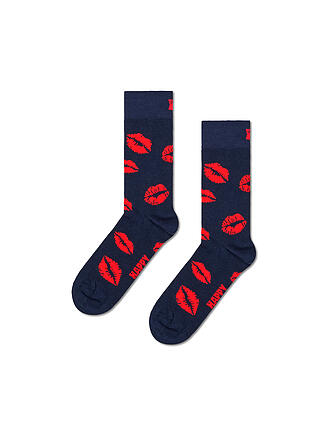 HAPPY SOCKS | Damen Socken KISSES 36-40 navy