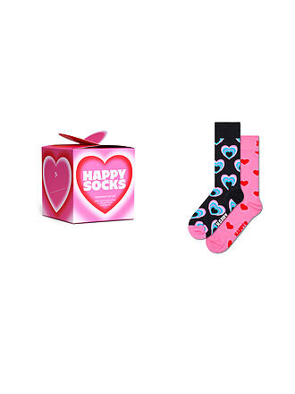 HAPPY SOCKS | Damen Socken VALENTINE GIFT SET 36-40 2er Pkg Pink