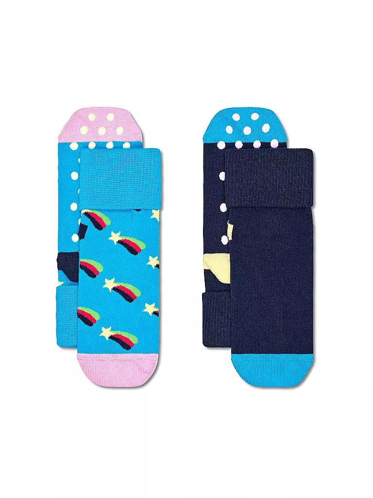 HAPPY SOCKS | Baby Socken SHOOTING STAR 2er Pkg Turquoise | türkis