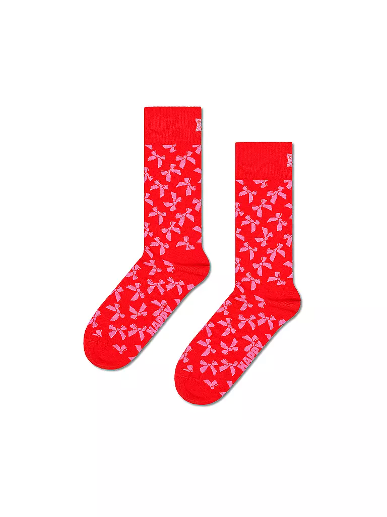 HAPPY SOCKS | Damen Socken BOW 36-40 red | rot