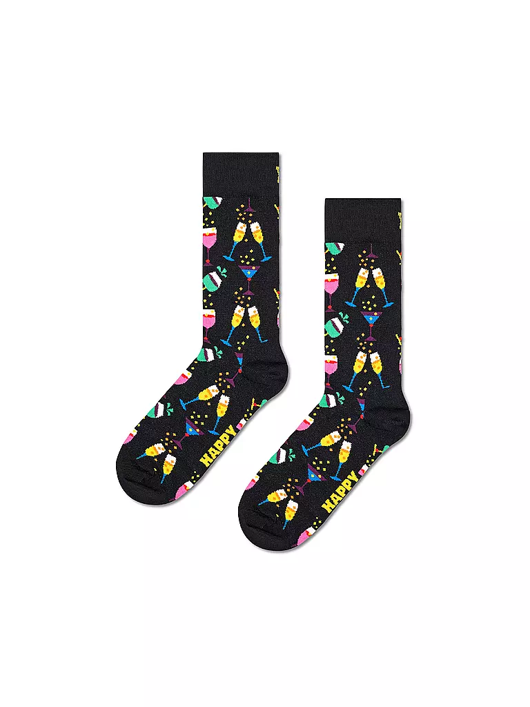 HAPPY SOCKS | Damen Socken CELEBRATION GIFT SET 3er Pkg 36-40 Black | schwarz