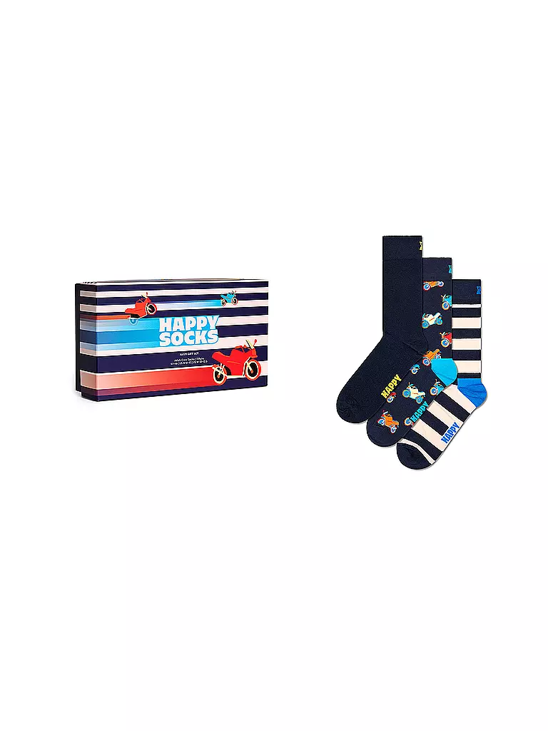 HAPPY SOCKS | Damen Socken NAVY GIFT SET VESPA 36-40 3er Pkg Navy | dunkelblau