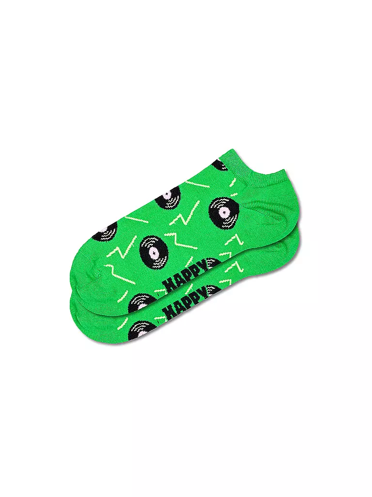 HAPPY SOCKS | Herren Sneaker Socken VINYL 41-46 green | grün