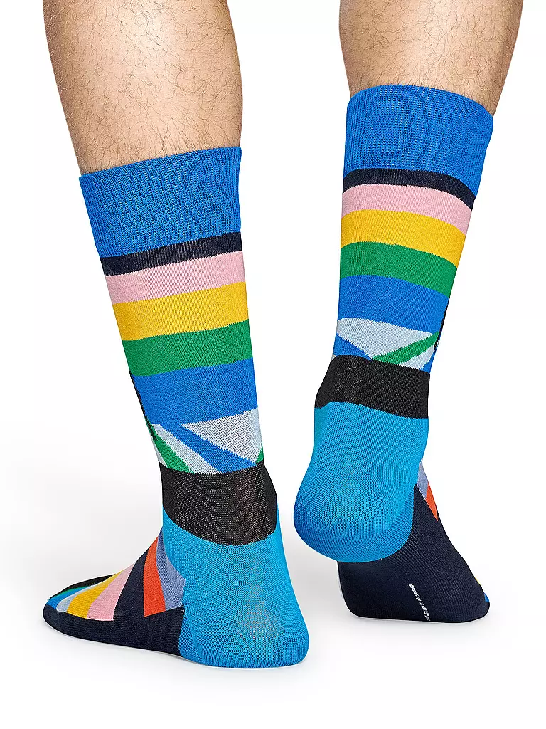 HAPPY SOCKS | Herren Socken BEATLES LEGEND CROSSING 41-46 blue | blau