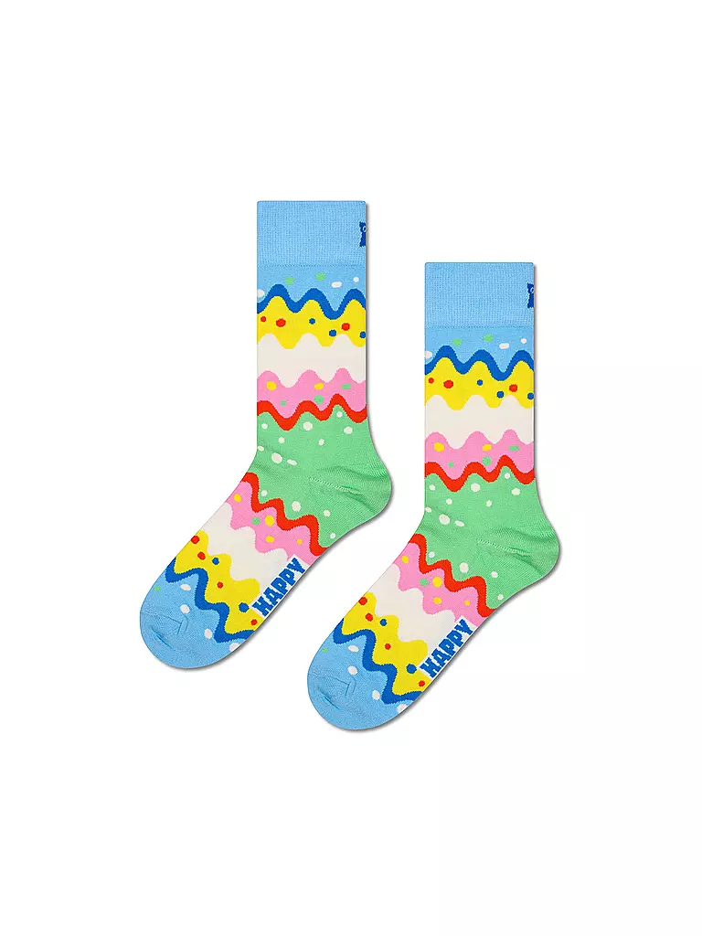 HAPPY SOCKS | Herren Socken EASTER EGG 41-46 light blue | hellblau