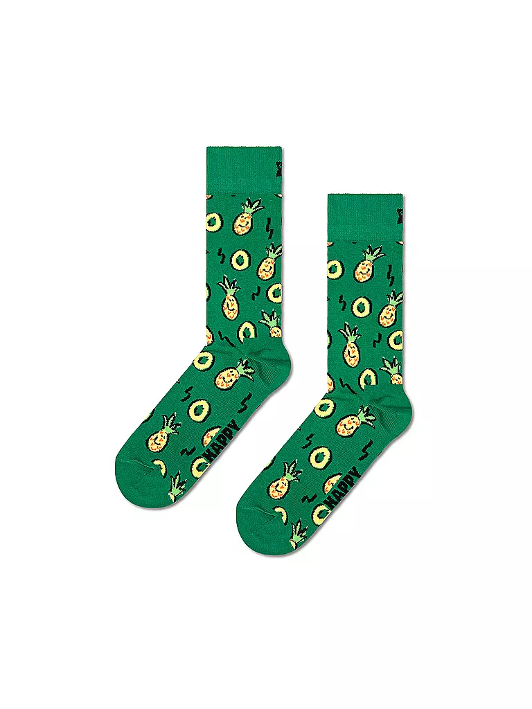 HAPPY SOCKS | Herren Socken PINEAPPLE 41-46 green | grün