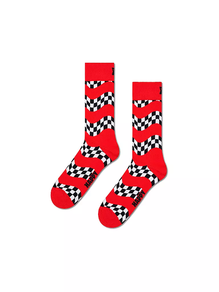 HAPPY SOCKS | Herren Socken RACE 41-46 red | rot