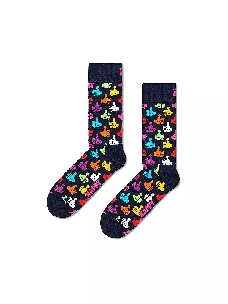 HAPPY SOCKS | Herren Socken THUMBS UP navy | blau