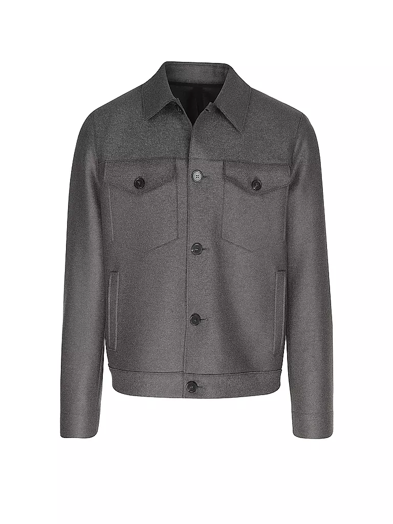 HARRIS WHARF LONDON | Wolljacke | grau