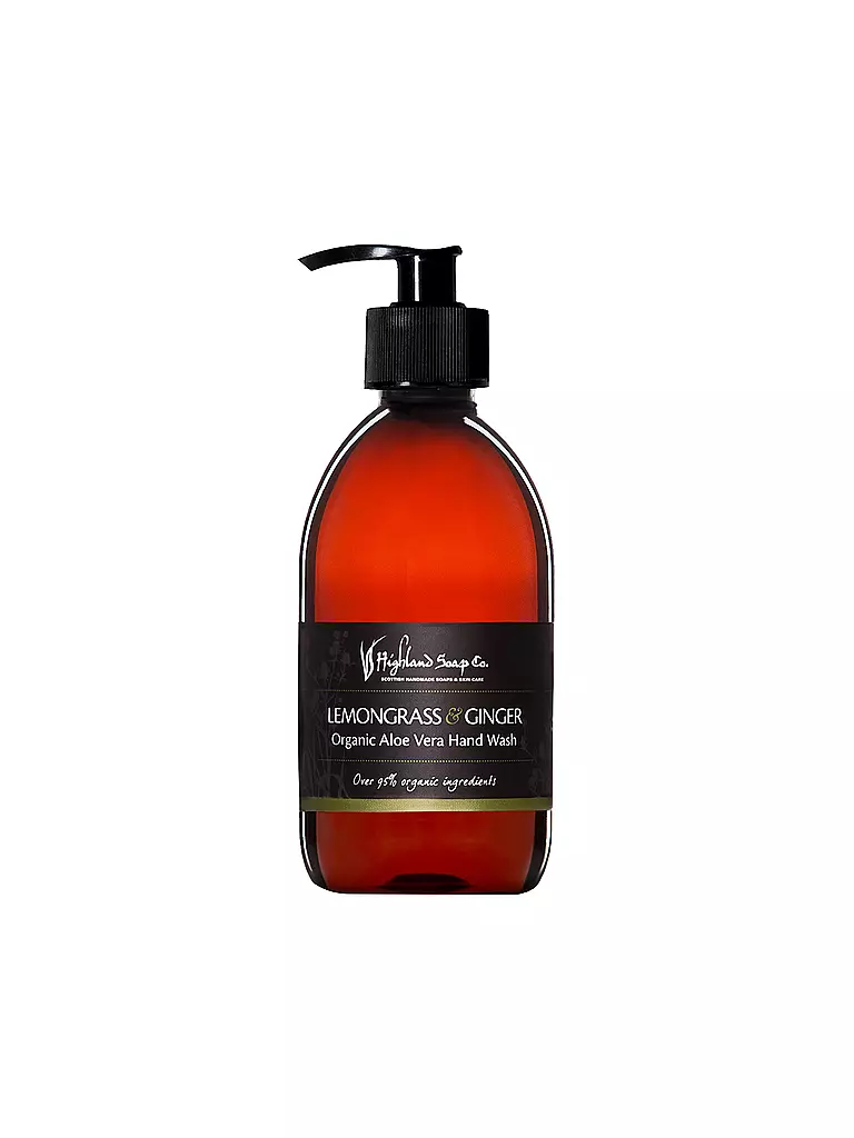 HIGHLAND SOAP | Flüssigseife LEMONGRASS&GINGER 300ml | grün