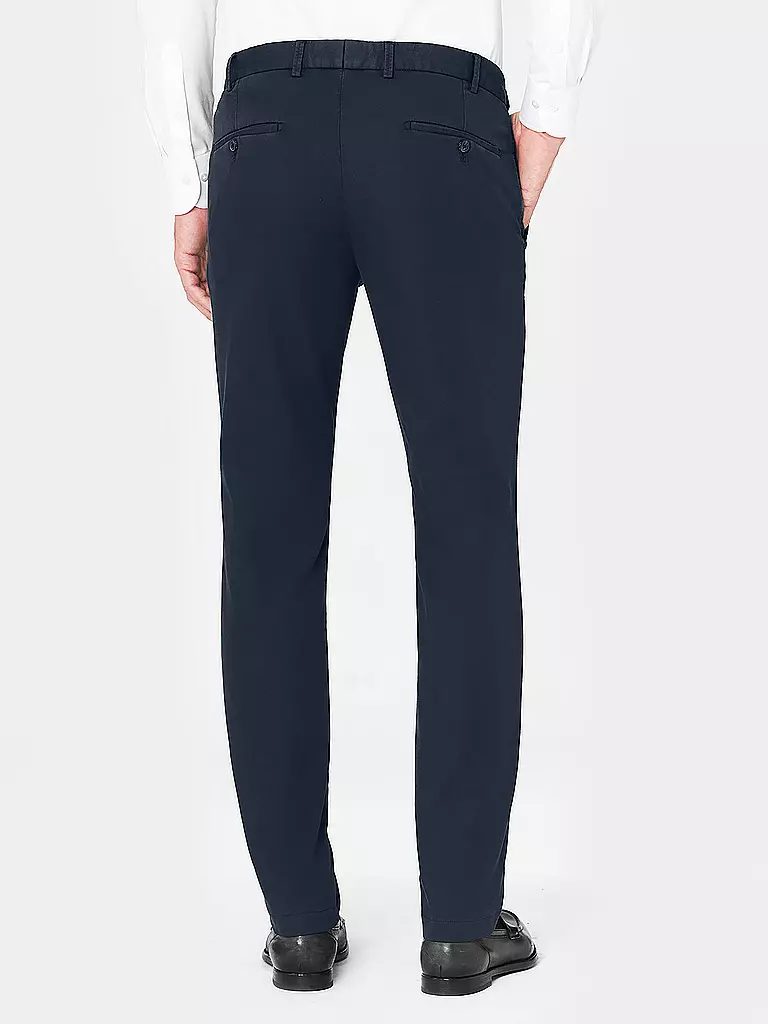 HILTL | Chino Slim Fit TOURIST 2.0 | dunkelblau