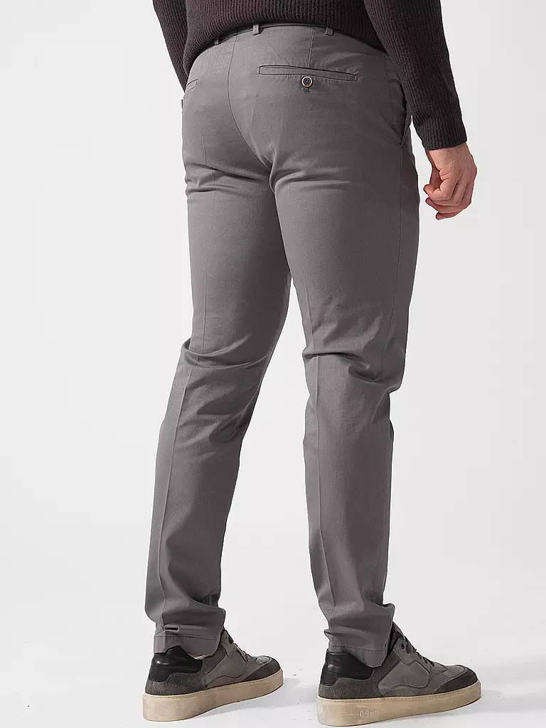 HILTL | Chino TILO Slim Fit | grau