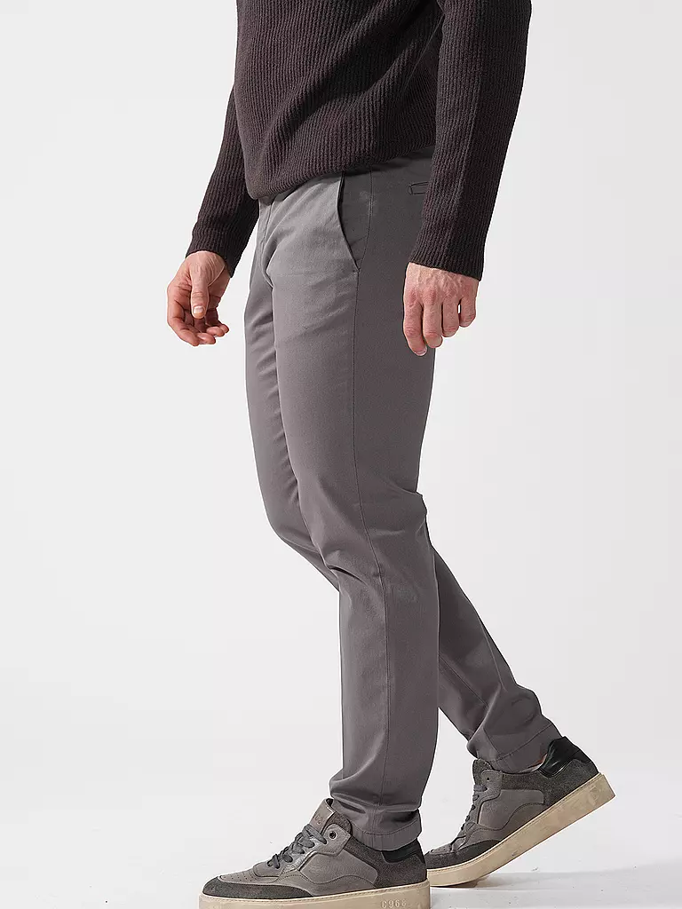 HILTL | Chino TILO Slim Fit | grau