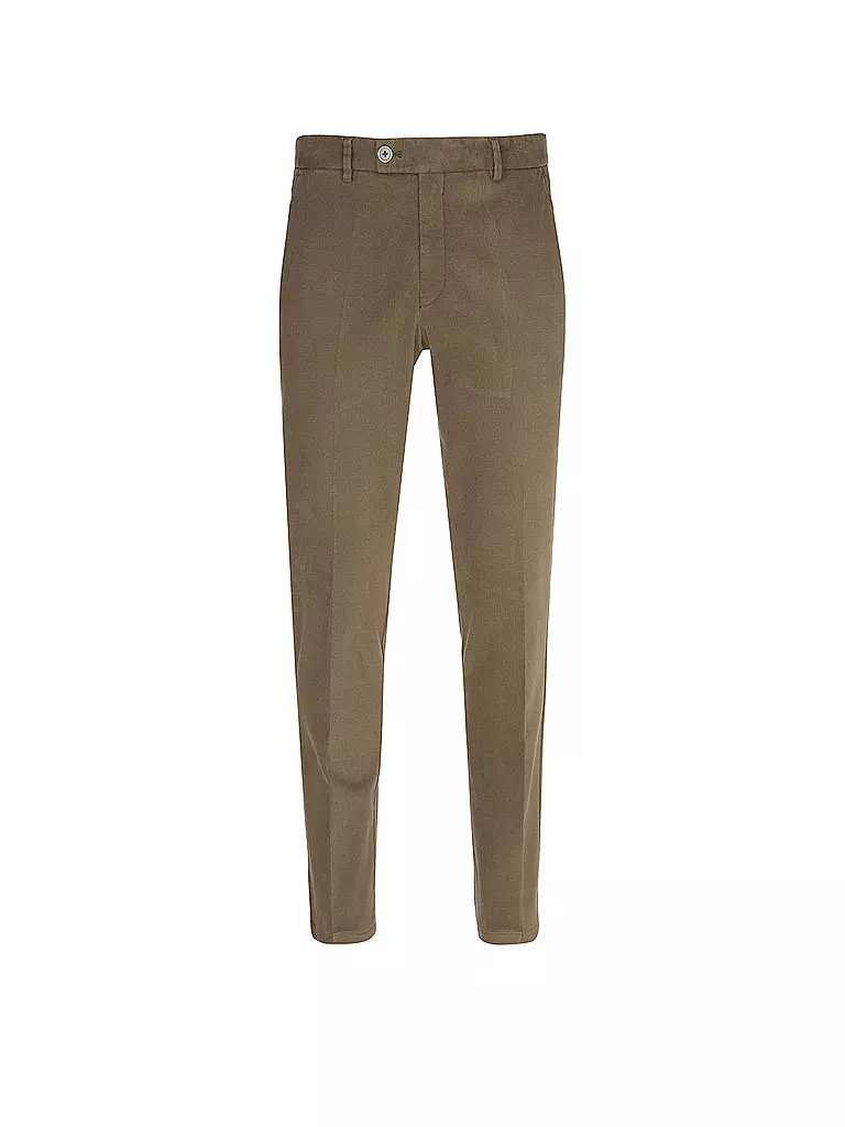 HILTL | Chino TRENTO Slim Fit | olive