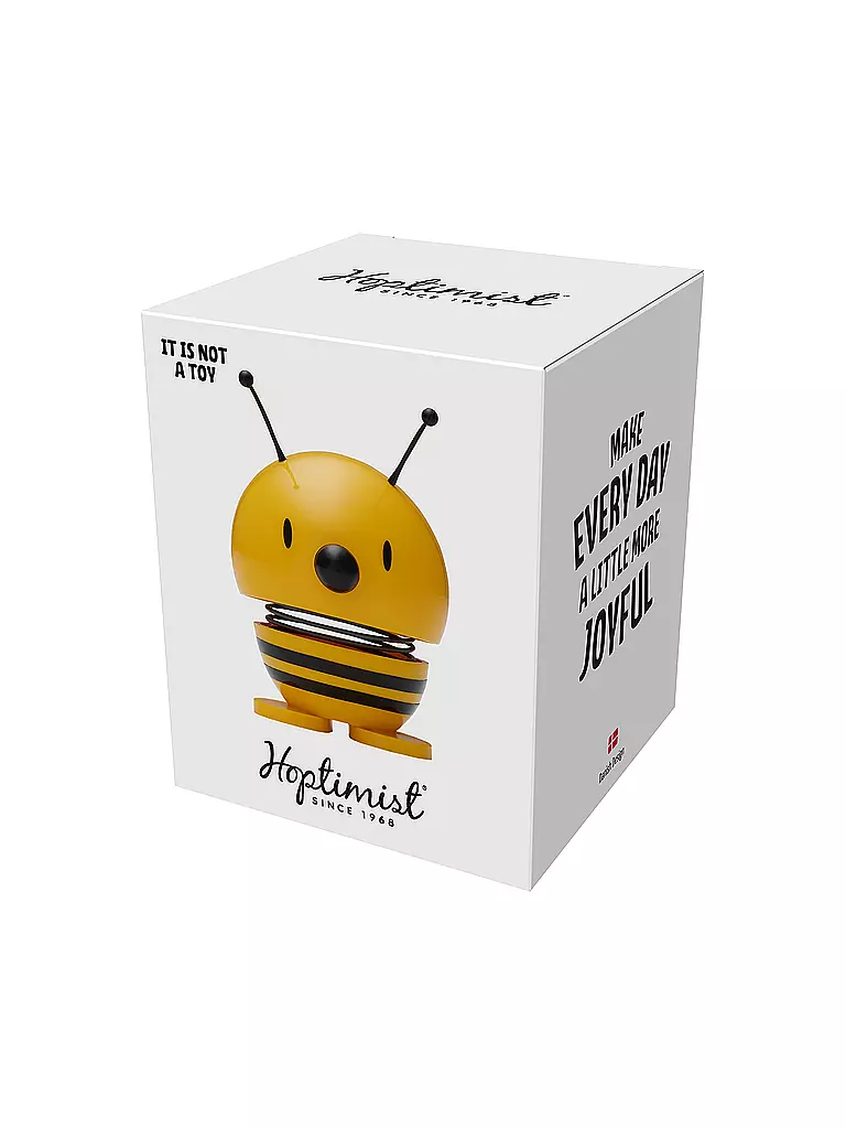 HOPTIMIST | Dekofigur Bee 6,8cm Yellow | gelb