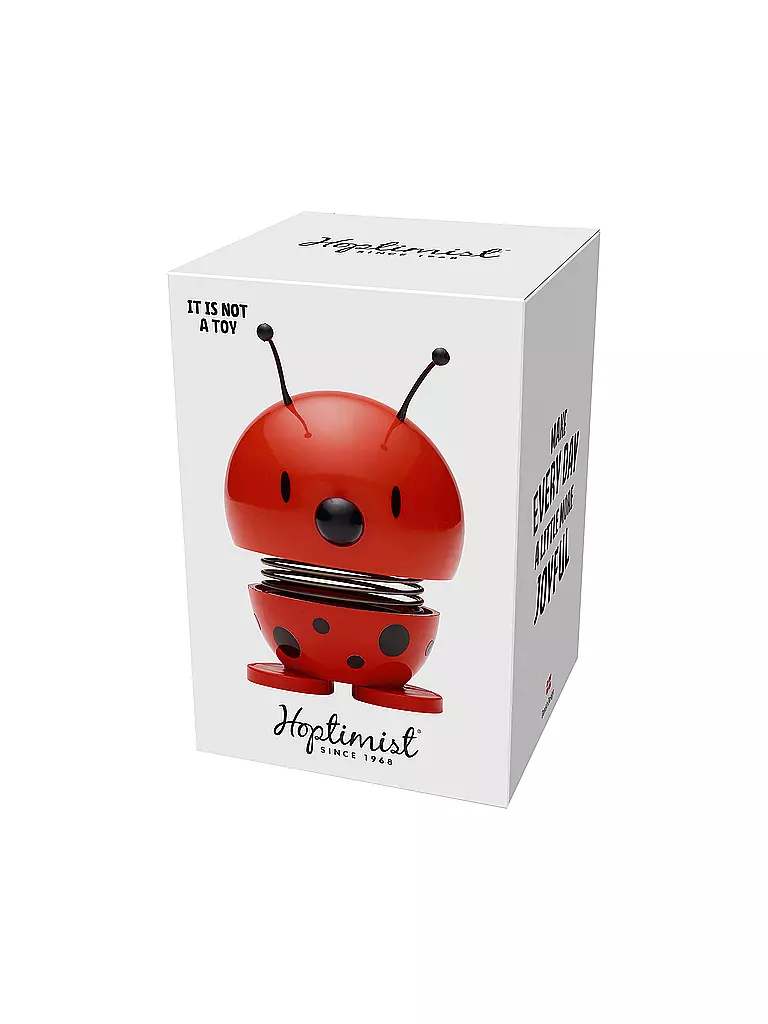 HOPTIMIST | Dekofigur Ladybird 6,8cm Red | rot