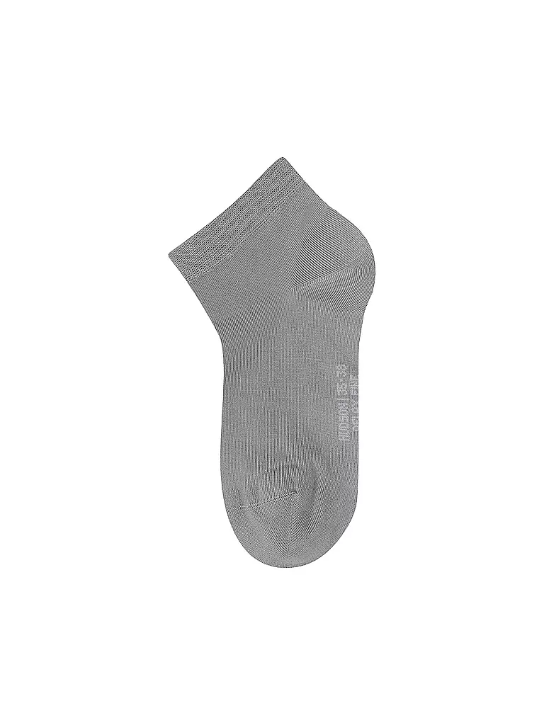 HUDSON | Sneaker Socken RELAX FINE Silber  | hellgrau