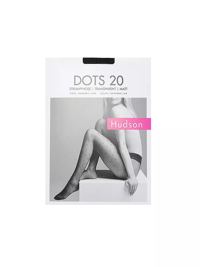 HUDSON | Strumpfhose DOTS 20 | schwarz