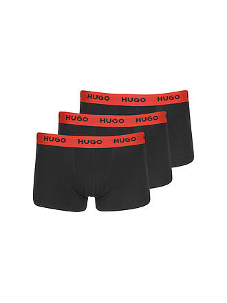 HUGO | Pants 3-er Pkg. schwarz oliv rot