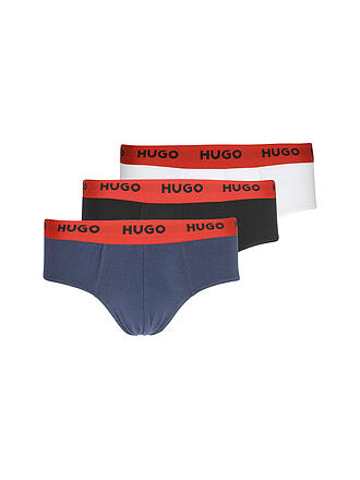 HUGO | Slip 3er pkg schwarz weiss marine