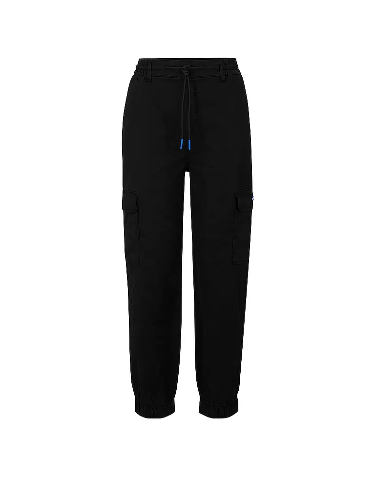 HUGO | Cargohose Relaxed Fit HISUNE-1-D_B | schwarz