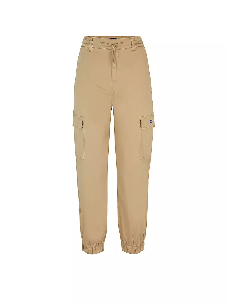 HUGO | Cargohose Relaxed Fit HISUNE-1-D_B | beige