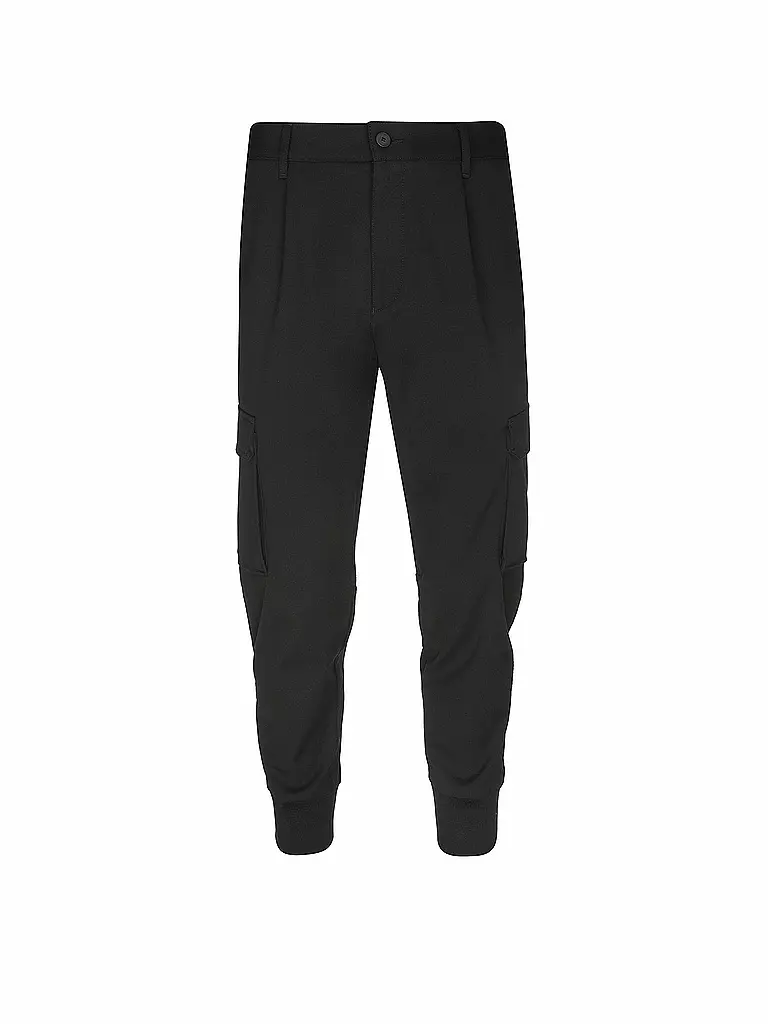 HUGO | Cargohose Slim Fit GLAVIN241 | schwarz