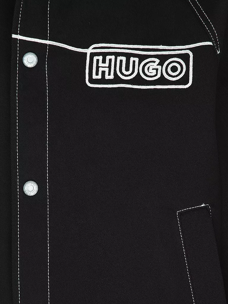 HUGO | Fieldjacket BUJO | schwarz