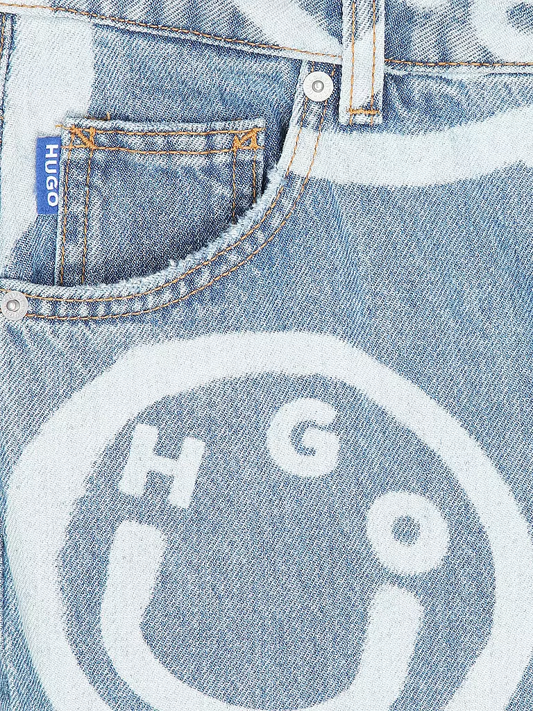 HUGO | Jeans Loose Fit GETARA | hellblau