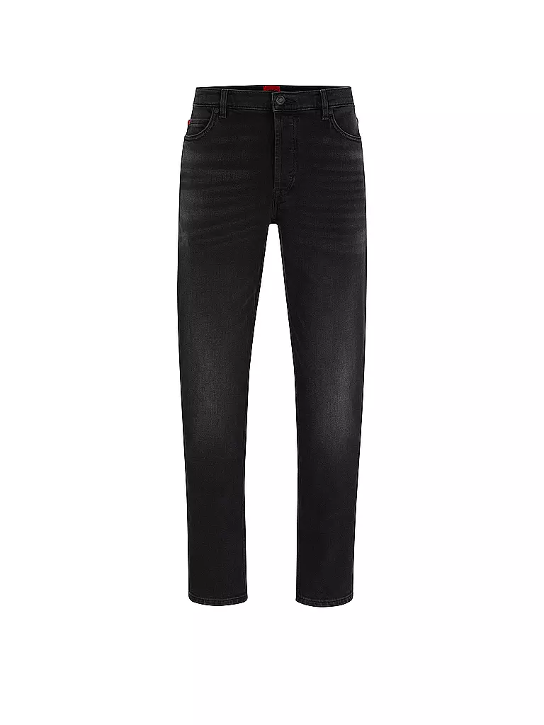 HUGO | Jeans Tapered Fit | schwarz