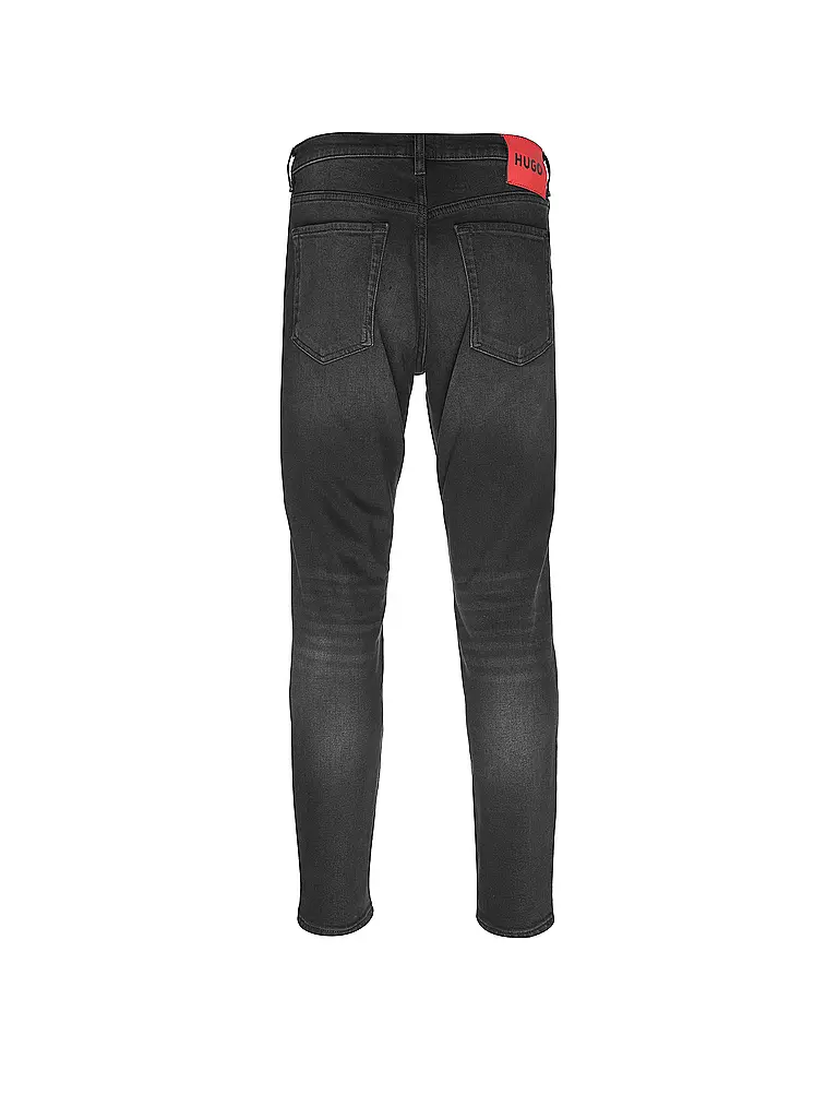 HUGO | Jeans Tapered Fit | schwarz