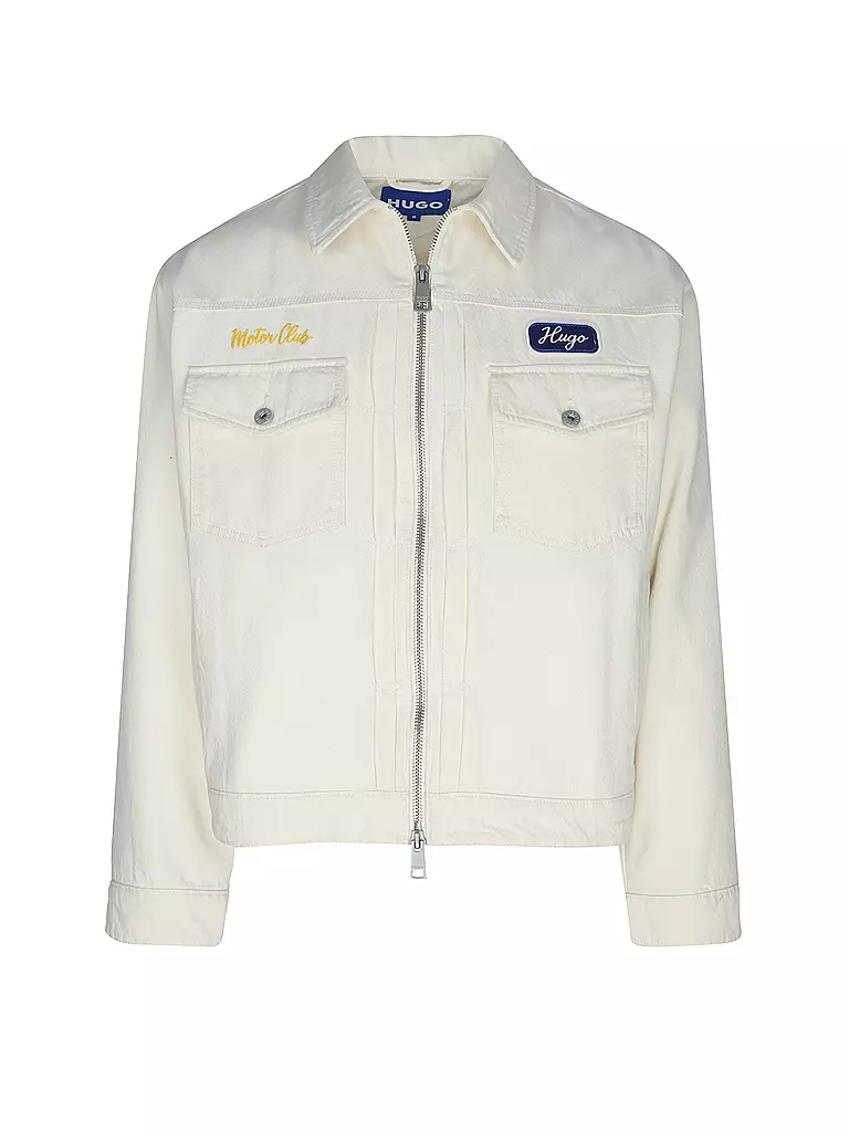 HUGO | Jeansjacke BEDRO | creme