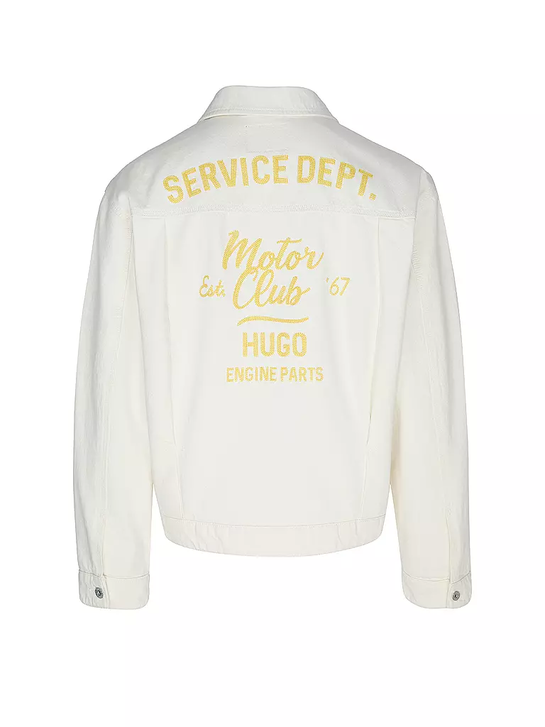 HUGO | Jeansjacke BEDRO | creme