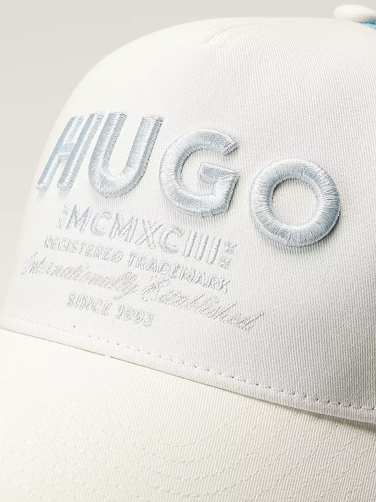 HUGO | Kappe MERK  | weiss