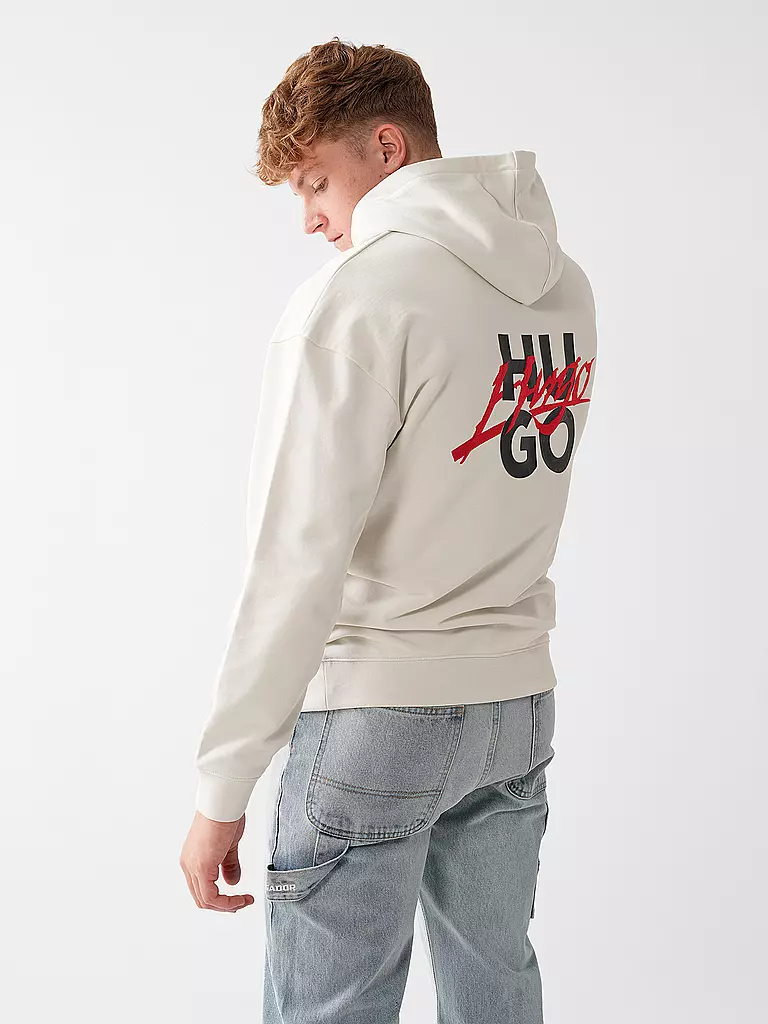 HUGO | Kapuzensweater - Hoodie  | weiss