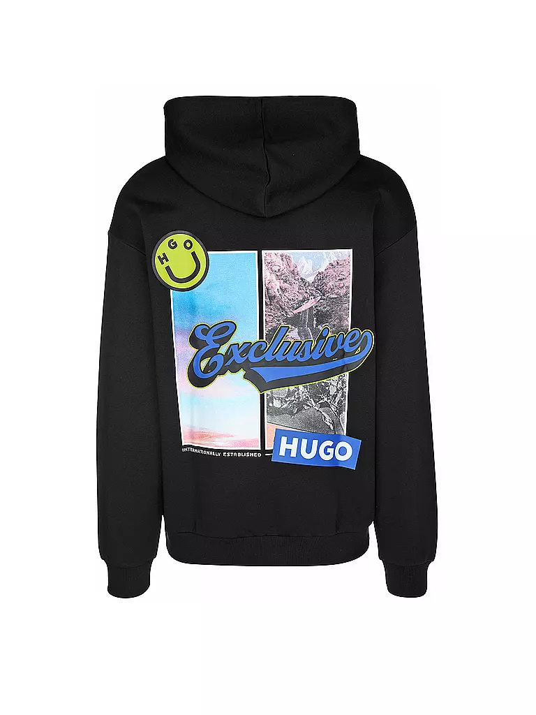 HUGO | Kapuzensweater - Hoodie NERRAIN | schwarz