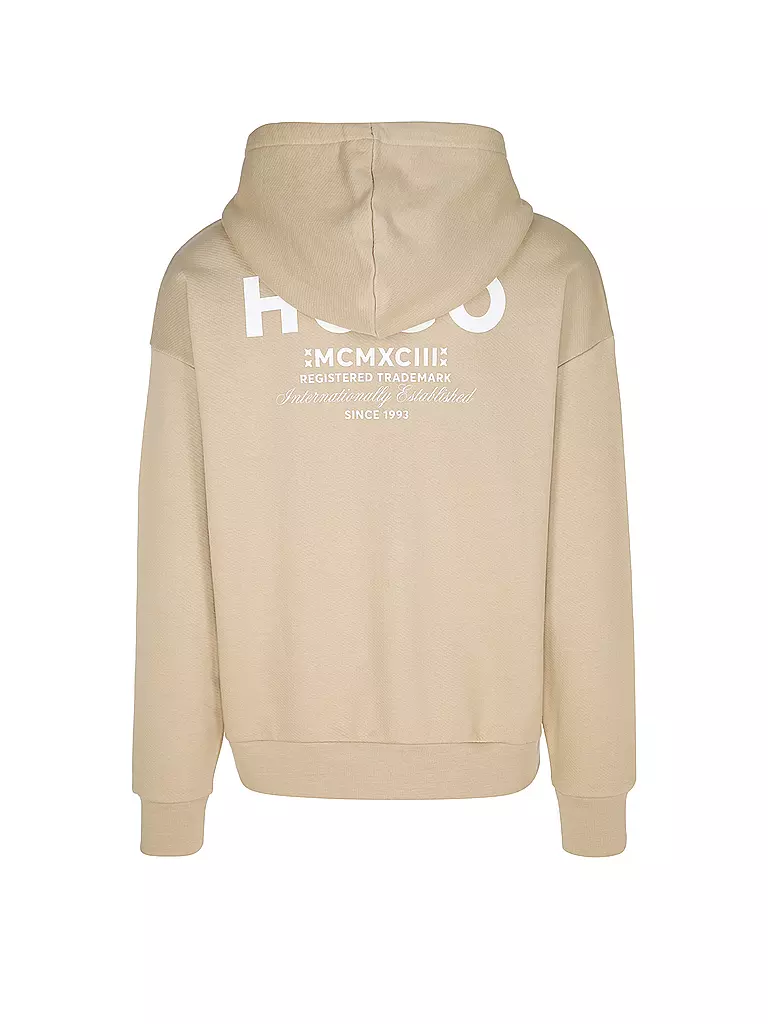 HUGO | Kapuzensweatjacke NARDIMEZ | beige