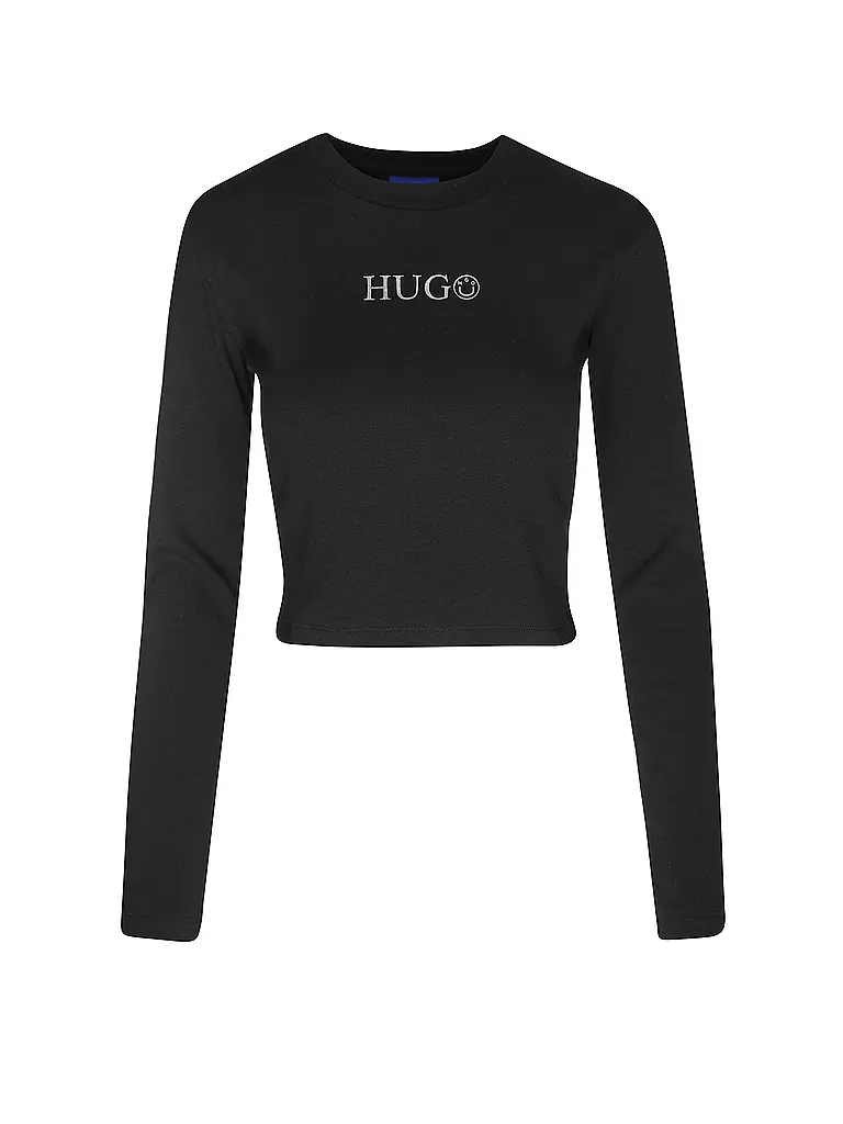 HUGO | Langarmshirt DELLA_B | schwarz