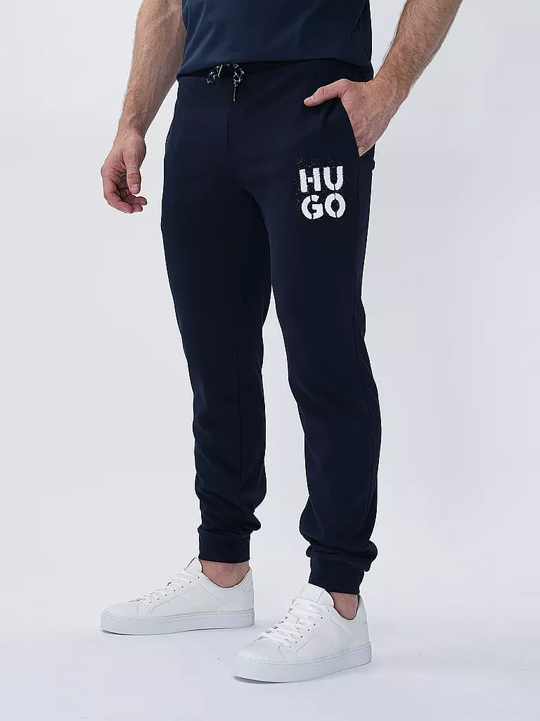 HUGO | Loungewear Hose  | blau