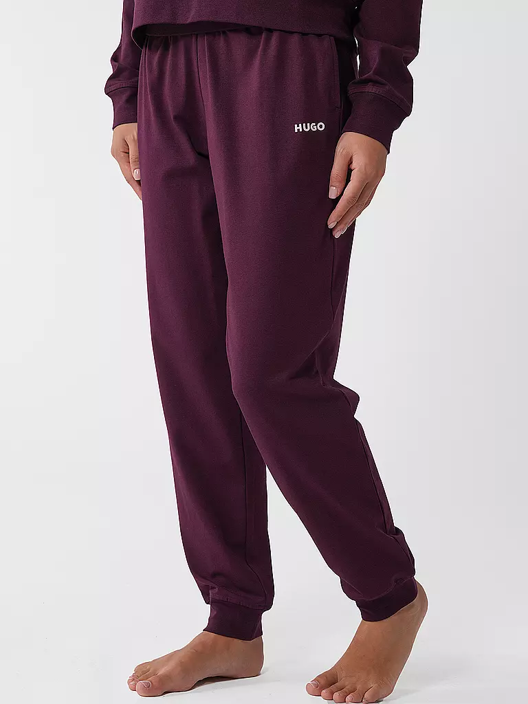 HUGO | Loungewear Hose SHUFFLE | beere