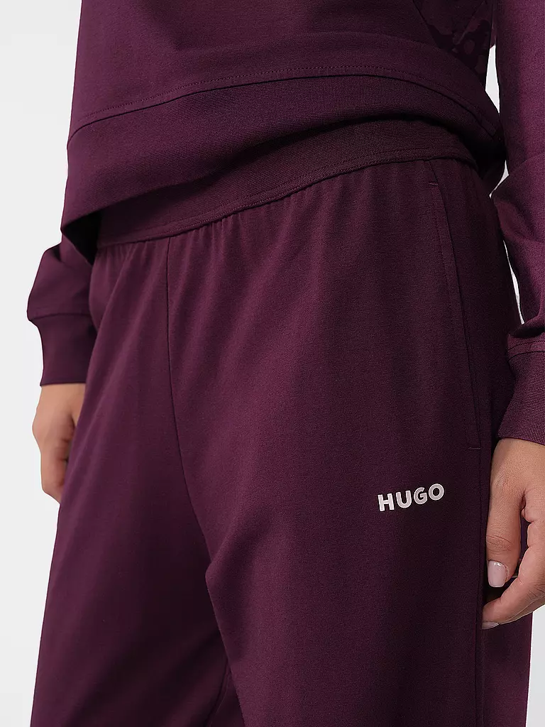 HUGO | Loungewear Hose SHUFFLE | beere