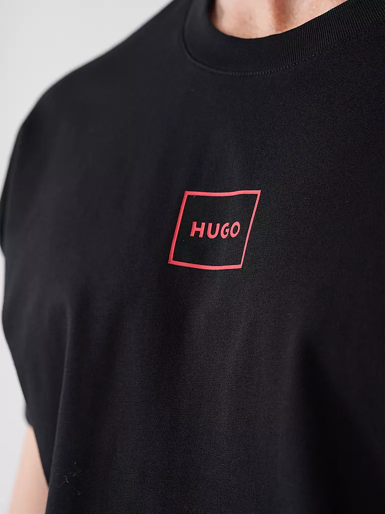 HUGO | Loungewear Shirt LAZE | rot