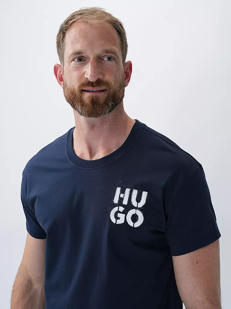 HUGO | Loungewear T-Shirt | blau