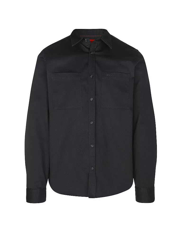 HUGO | Overshirt EGRIN | schwarz