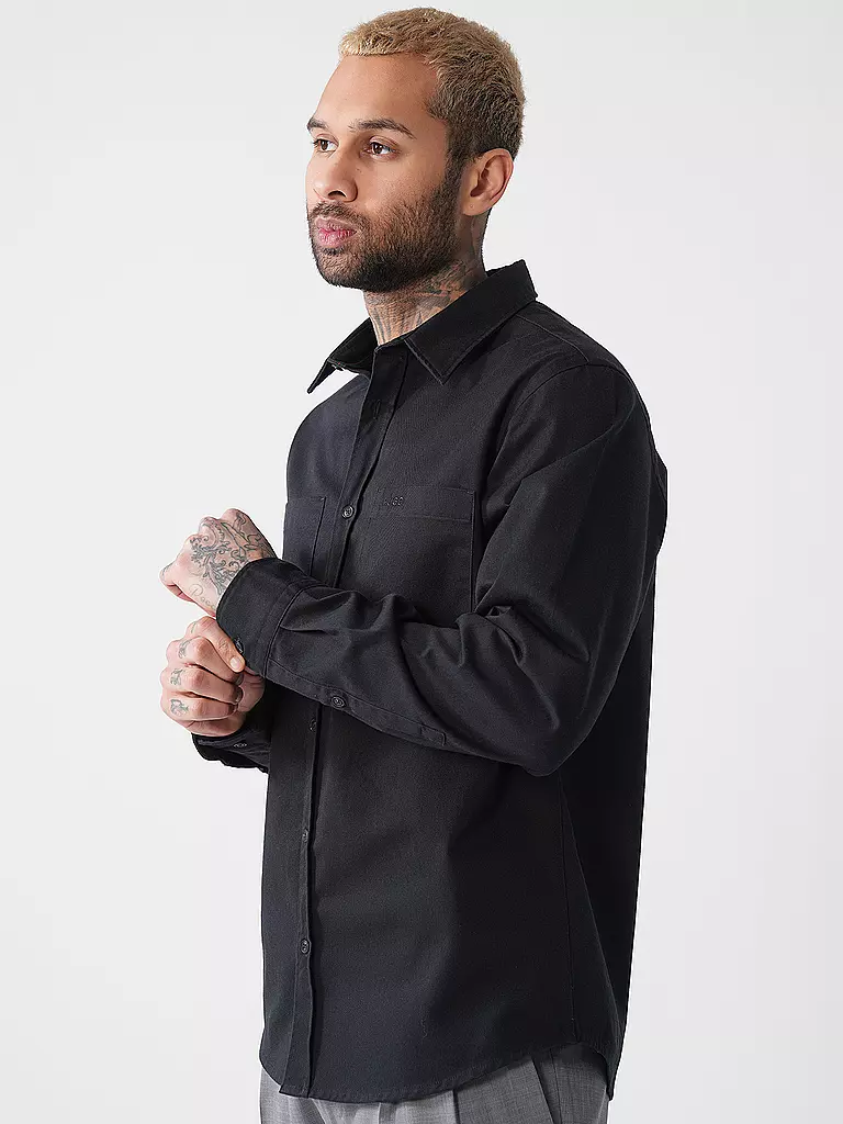 HUGO | Overshirt EGRIN | schwarz