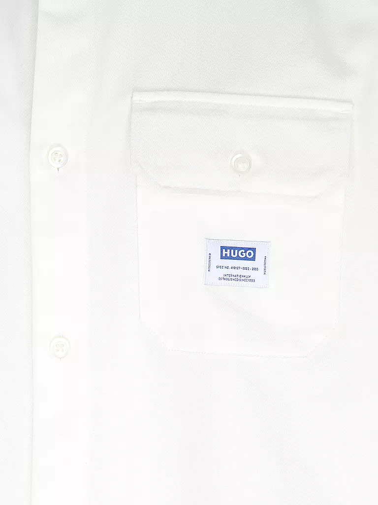 HUGO | Overshirt EKYNONE | weiss